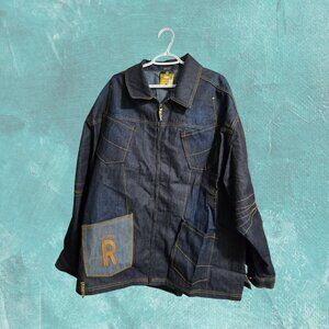 Rocawear oversized denim jacket - Vingtage Y2K